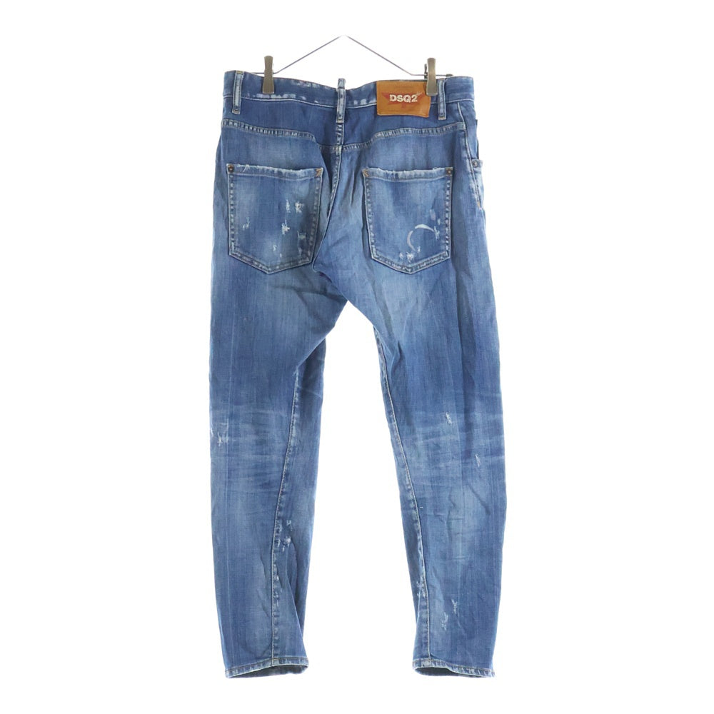 DSQUARED2(ディースクエアード) ダメージ加工 デニムパンツ ジーンズ インディゴ