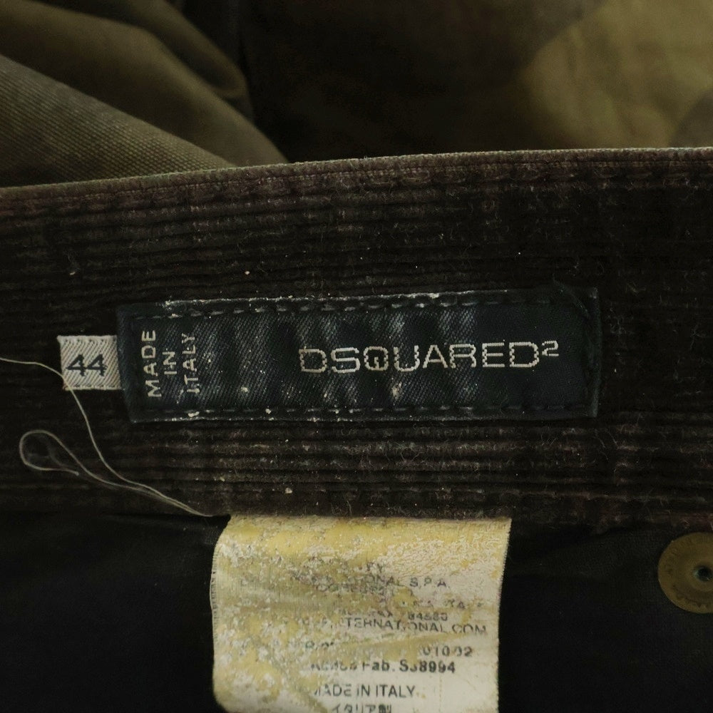 DSQUARED2(ディースクエアード) カモフラ 迷彩総柄 チノパンツ カーキ