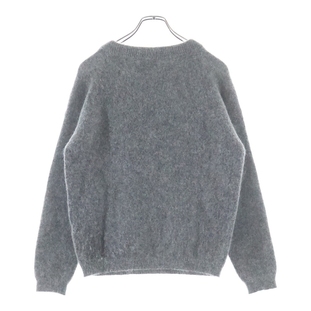 Acne Studios(アクネ ストゥディオズ) モヘア混 クルーネック プルオーバー 長袖ニット セーター グレー レディース