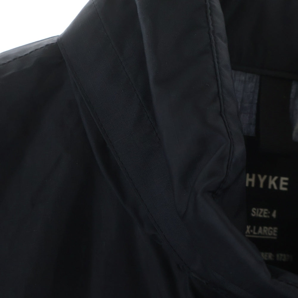HYKE(ハイク) ナイロン アノラック ジャケット ブラック レディース