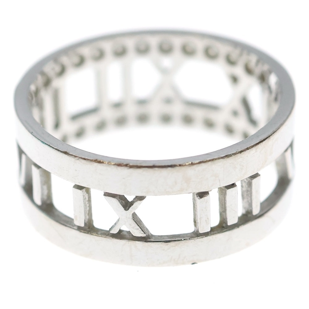 TIFFANY & Co.(ティファニー) アトラス ハーフ ダイヤリング 指輪 ホワイトゴールド Au750WG