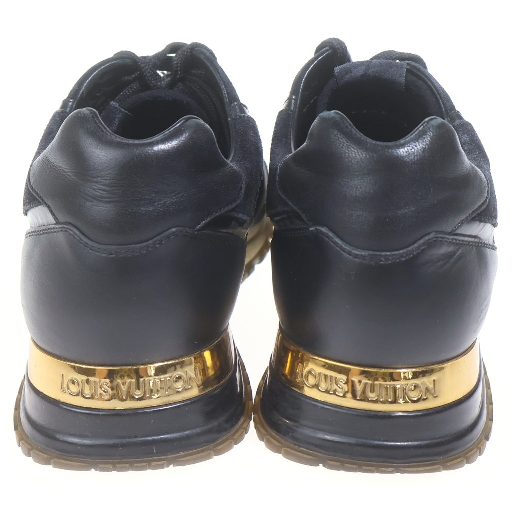 LOUIS VUITTON(ルイヴィトン) ダミエ レザー レースアップ ローカットシューズ スニーカー ブラック レディース GO0135