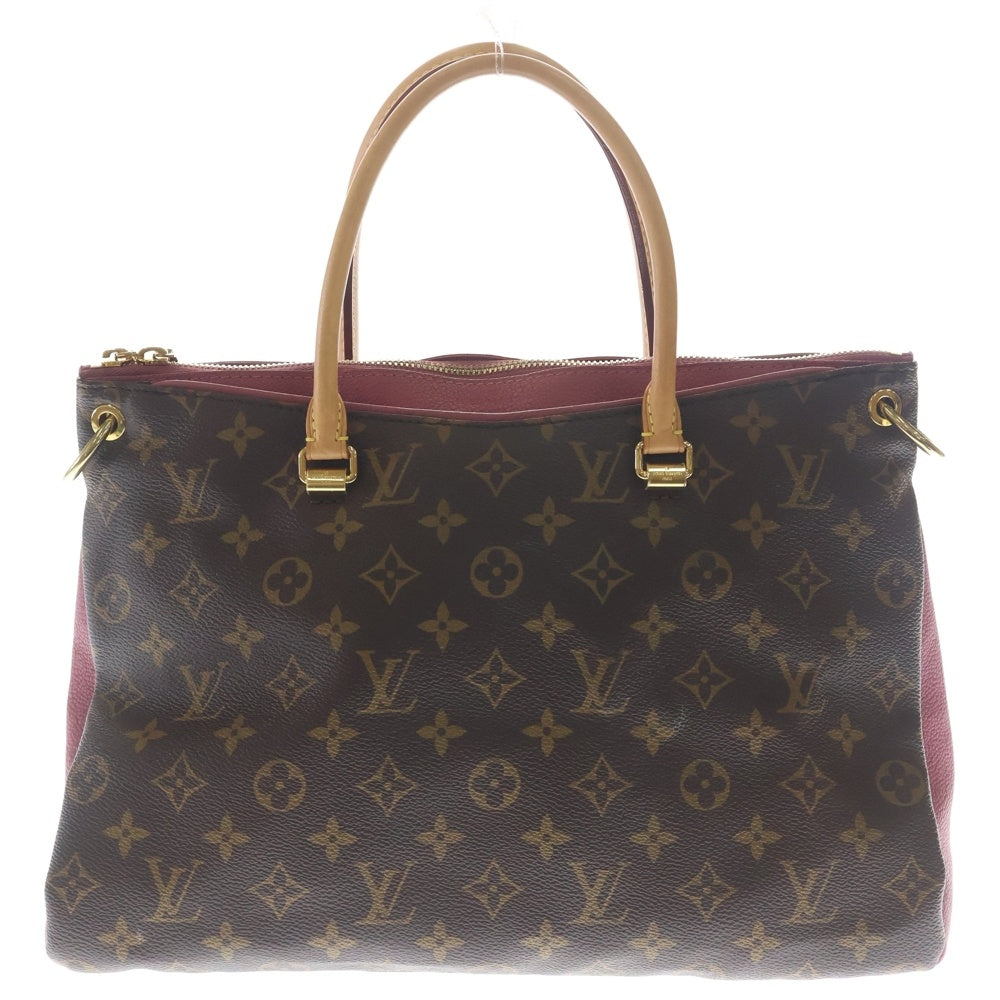 LOUIS VUITTON(ルイヴィトン) パラス モノグラム PVC レザー 2WAY ハンド ショルダーバッグ ブラウン/ピンク M40906 レディース