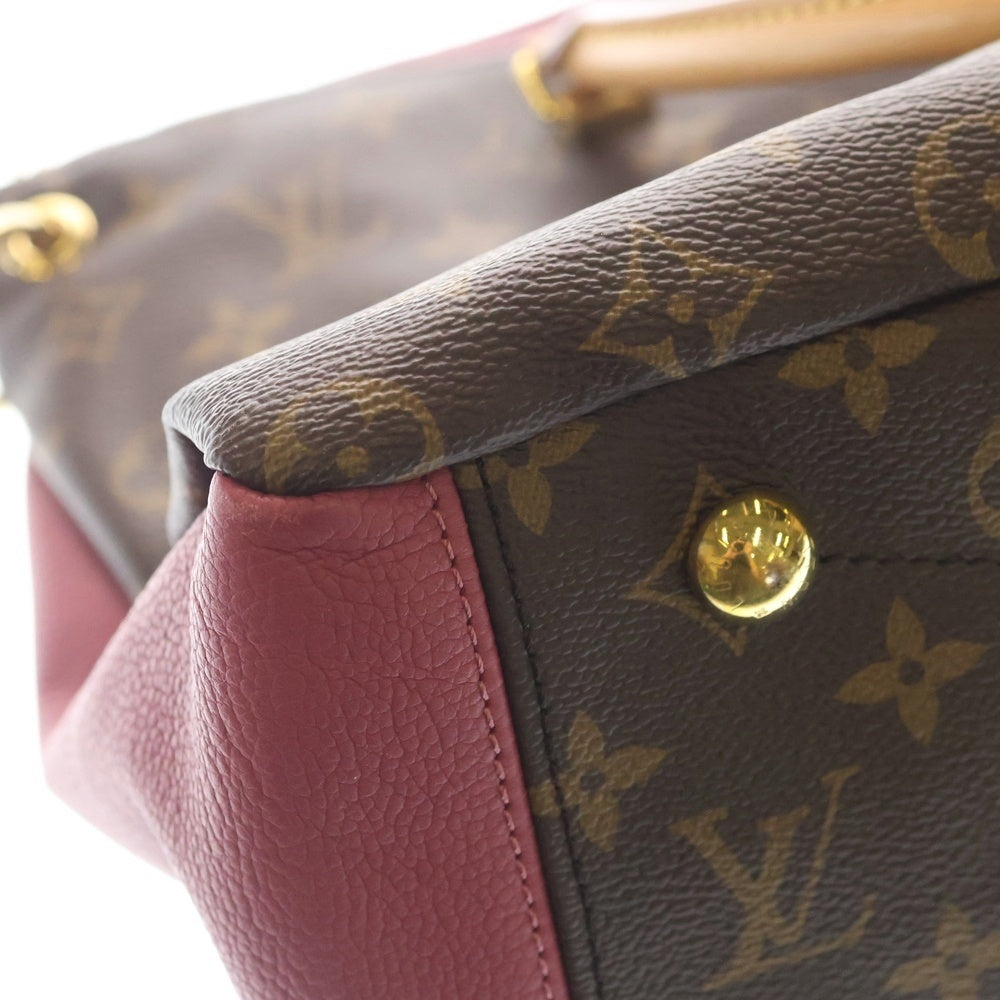 LOUIS VUITTON(ルイヴィトン) パラス モノグラム PVC レザー 2WAY ハンド ショルダーバッグ ブラウン/ピンク M40906 レディース