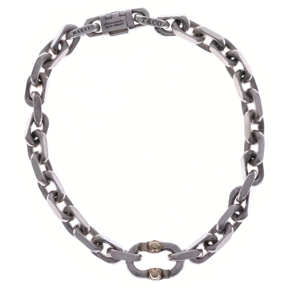 TIFFANY & Co.(ティファニー) メイカーズナローチェーン ブレスレット シルバー SV925