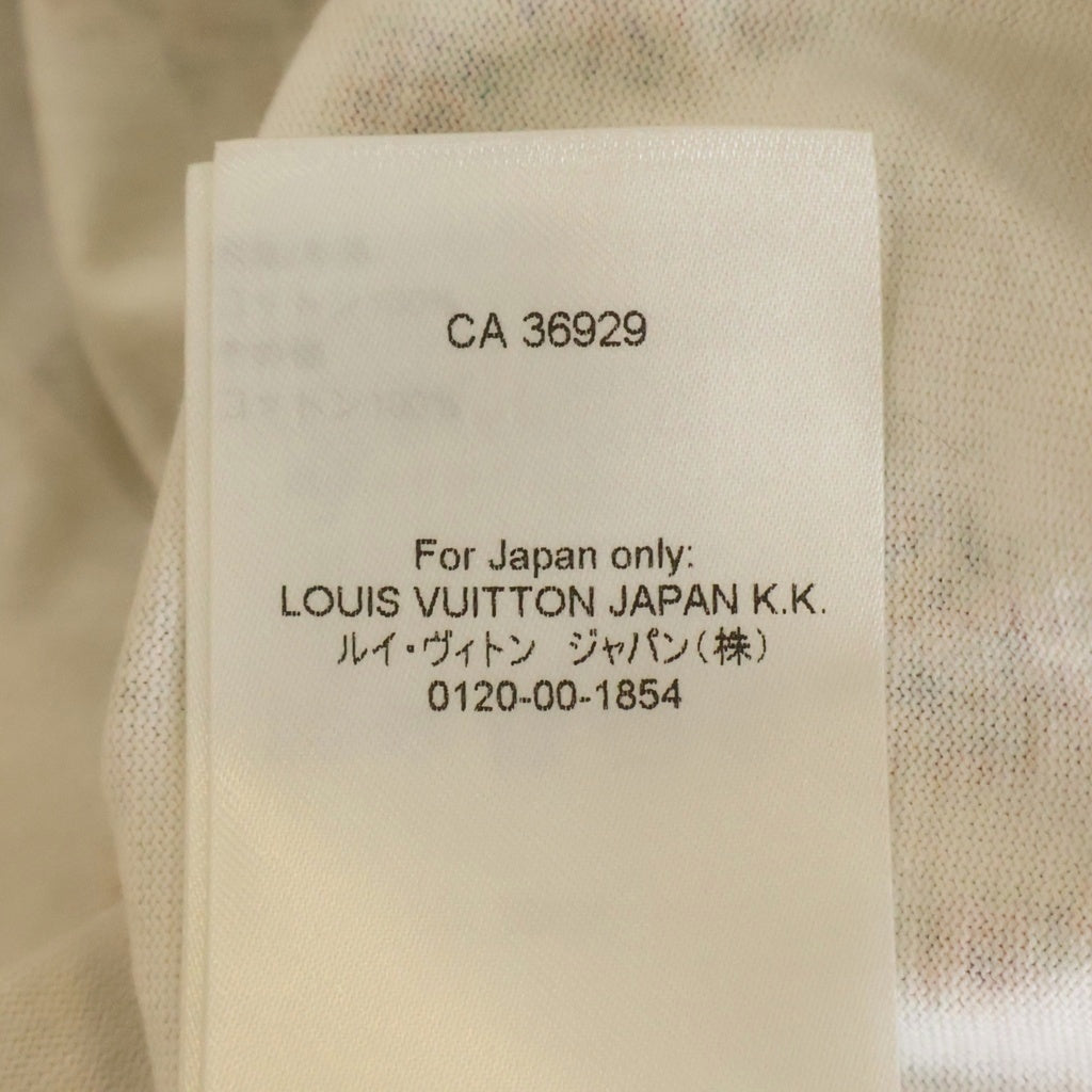 LOUIS VUITTON(ルイヴィトン) 24SS フローラル モノグラム 総柄プリント Tシャツ カットソー アイボリー RW241WW GQD FQTS23 レディース