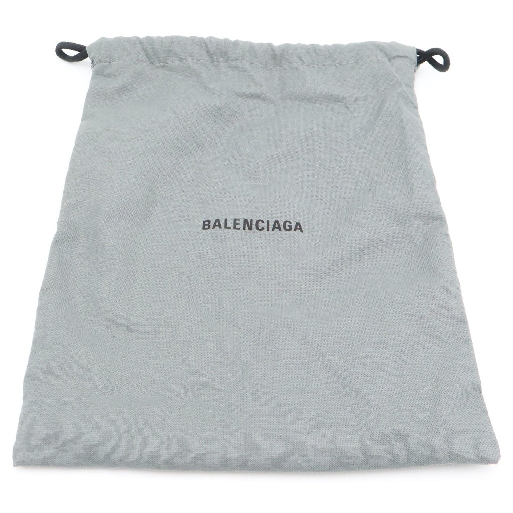BALENCIAGA(バレンシアガ) ル カゴール レザー ショルダーバッグ フォンポーチ ブラック 742015