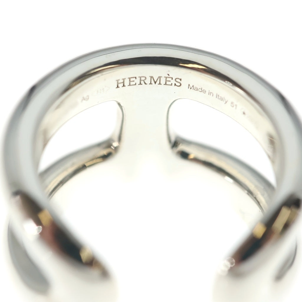 HERMES(エルメス) オズモズPM リング シルバー Ag925 11.8g #51 レディース