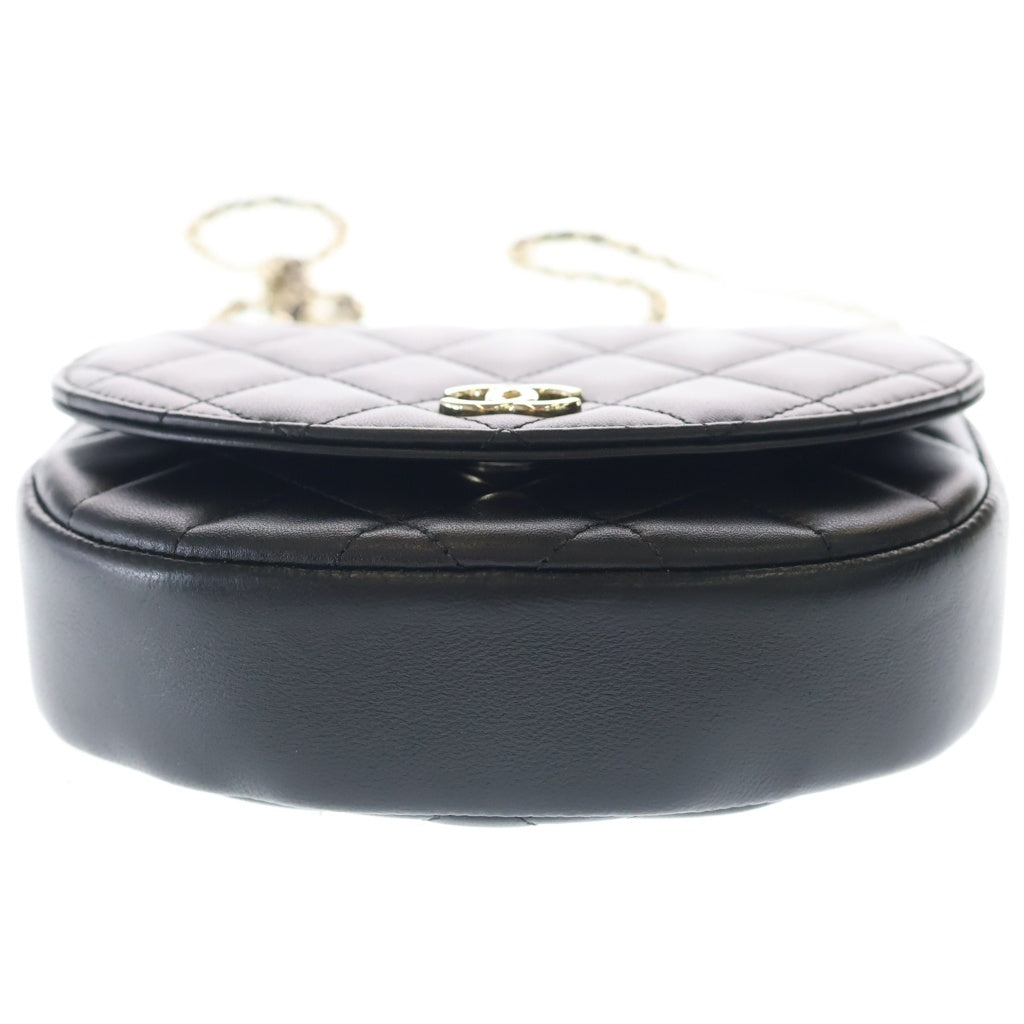 CHANEL(シャネル) マトラッセ 2WAYショルダーバッグ ミニバッグ チェーンバッグ ブラック ラムスキン AP4410 ゴールド金具 レディース
