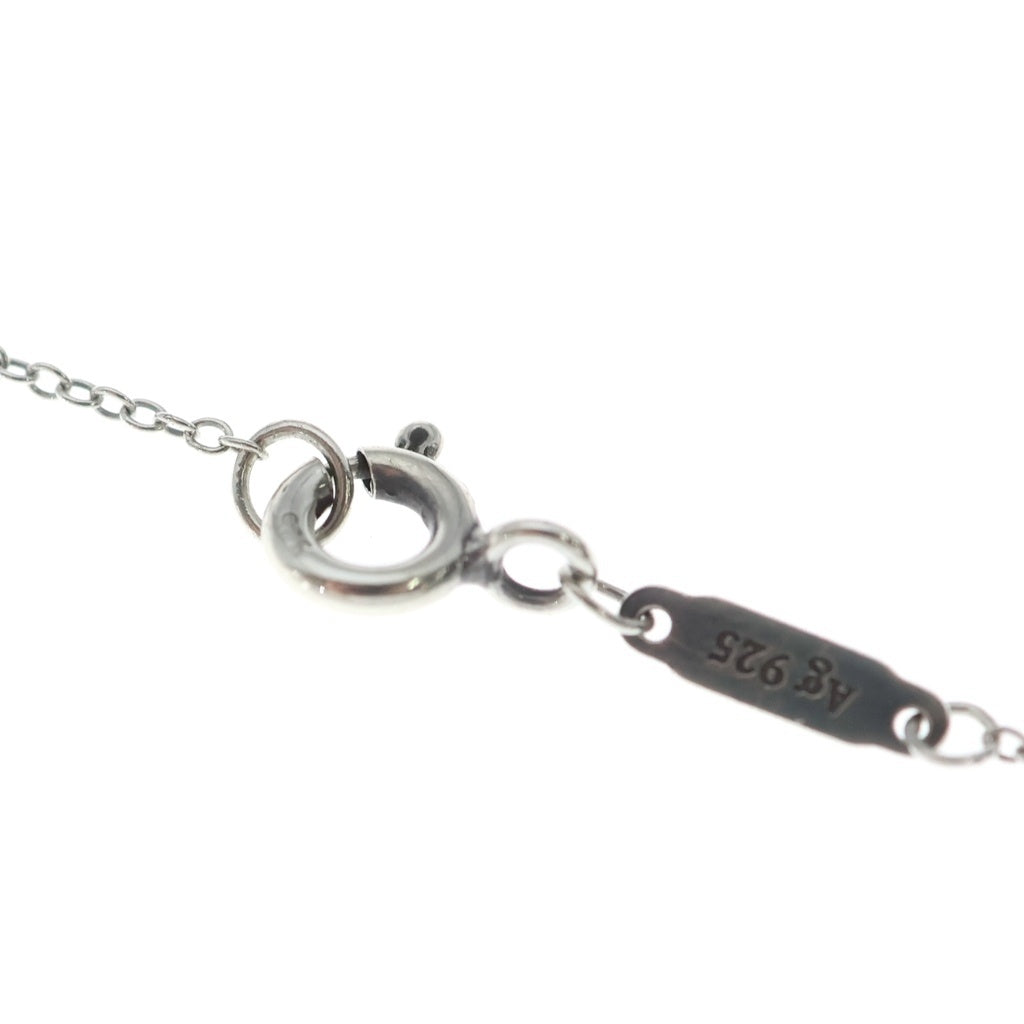 TIFFANY & Co.(ティファニー) ティファニー リターントゥ ダブルハート ネックレス ペンダント チェーン シルバー×レッド SV925 レディース