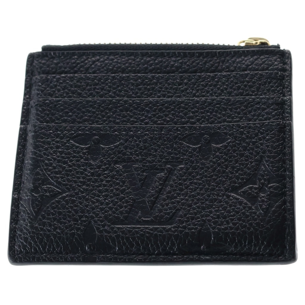 LOUIS VUITTON(ルイヴィトン) モノグラム アンプラント ポルト カルト フローラ レザー カード コイン フラグメントケース ブラック M82639 レディース