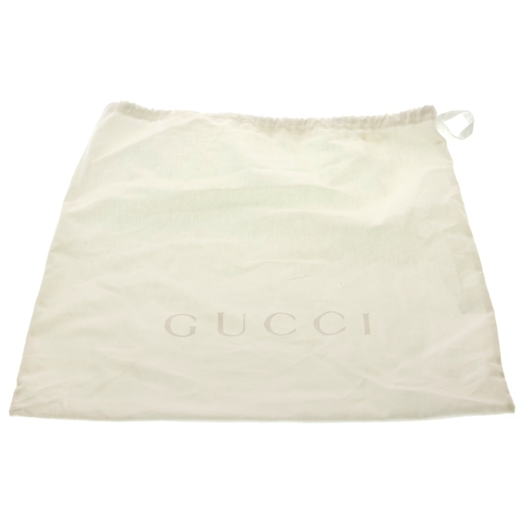 GUCCI(グッチ) ゴレザーラージショルダーバッグ ブラック レザー 815217 ゴールド金具 レディース