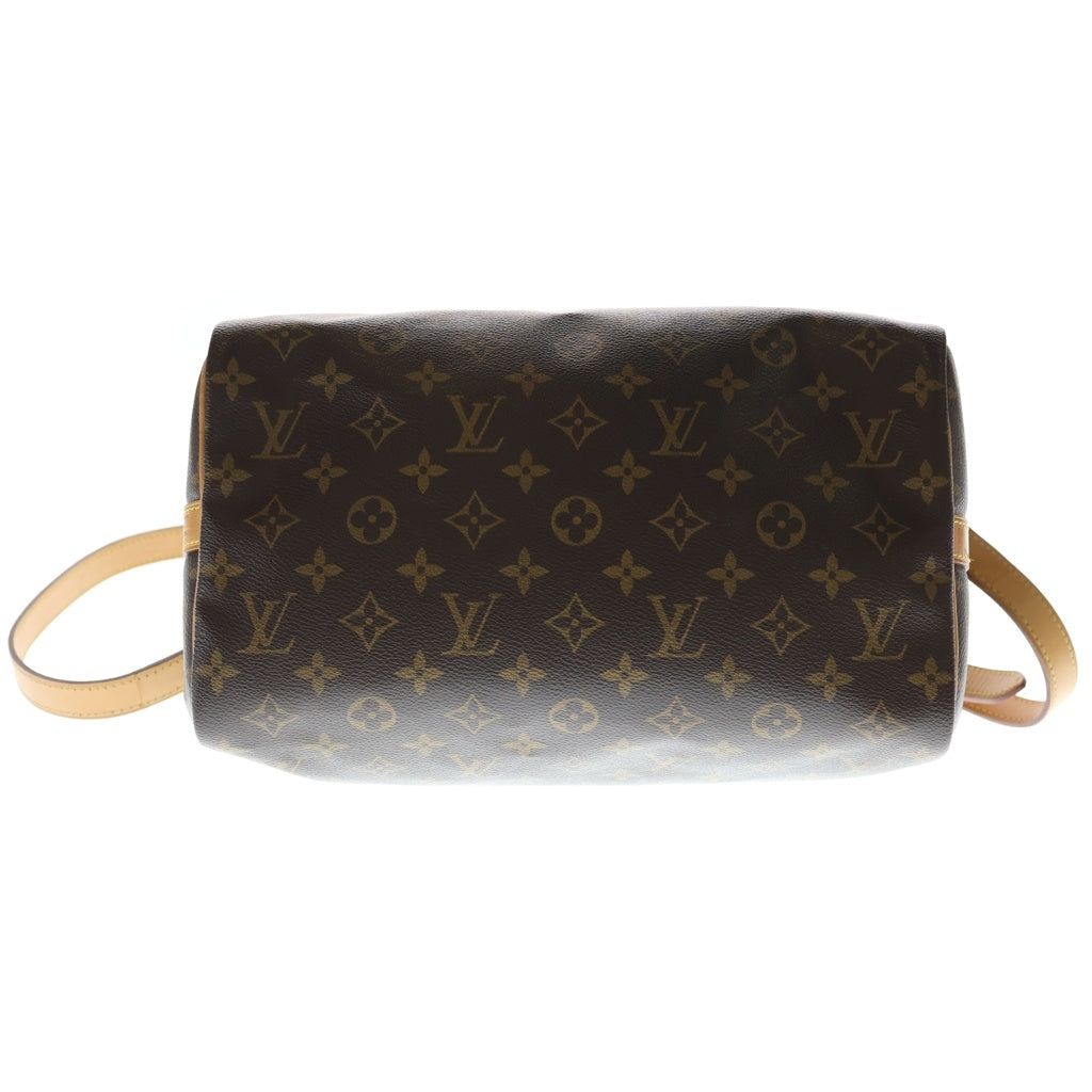 LOUIS VUITTON(ルイヴィトン) モノグラム スピーディバンドリエール30 2WAYバッグ ハンドバッグ ボストンバッグ ショルダーバッグ ブラウン レザー×PVC M41112 ゴールド金具 レディース