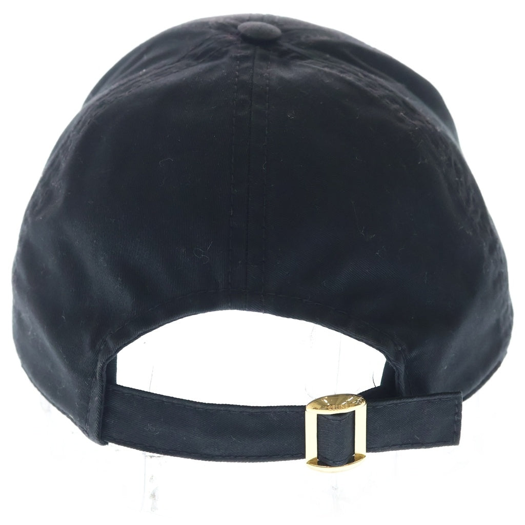 CELINE(セリーヌ) トリオンフ ベースボールキャップ ブラック #S 2AUT6969P