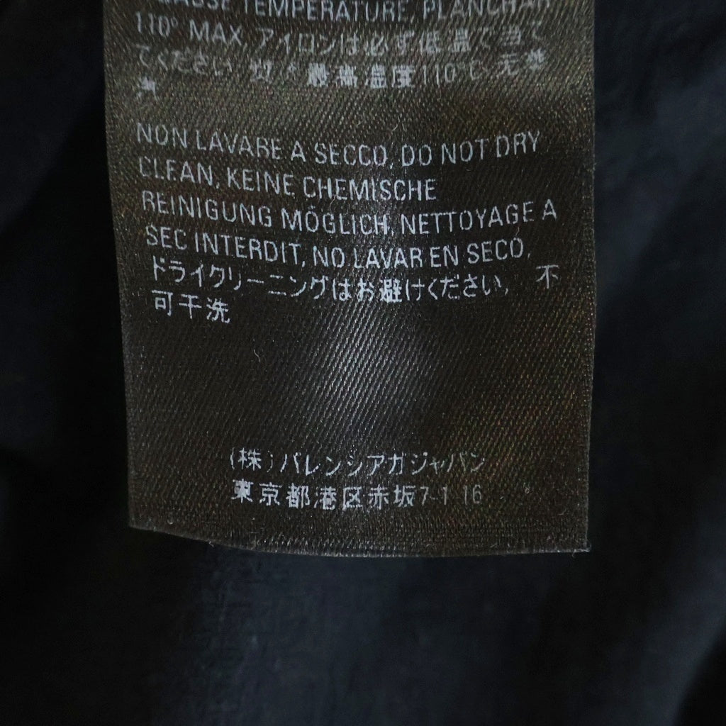 BALENCIAGA(バレンシアガ) フロントBBロゴ Tシャツ ブラック コットン #M 583245 レディース