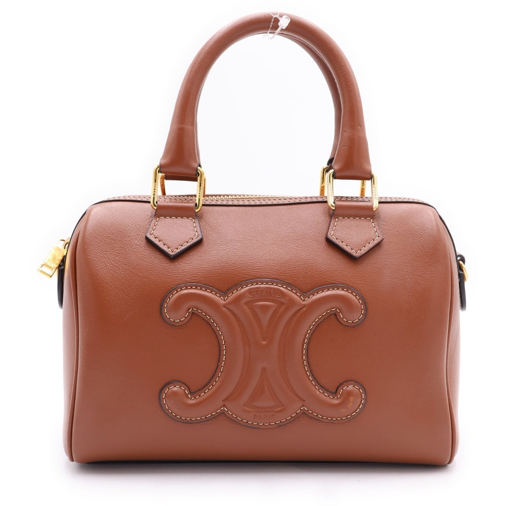 CELINE(セリーヌ) スモール ボストンバッグ ハンドバッグ ブラウン