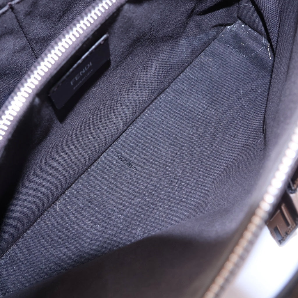 FENDI(フェンディ) バイザウェイ ミディアム 2WAYショルダーバッグ ハンドバッグ ブラウン×ピンク レザー 8BL124 シルバー金具 レディース