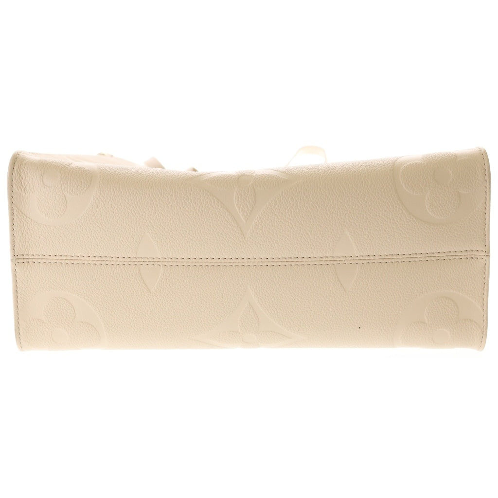LOUIS VUITTON(ルイヴィトン) モノグラム アンプラント オンザゴーMM レザー 2WAY ハンドバッグ M46531 ICタイプ ベージュ クリーム アイボリー系 レディース