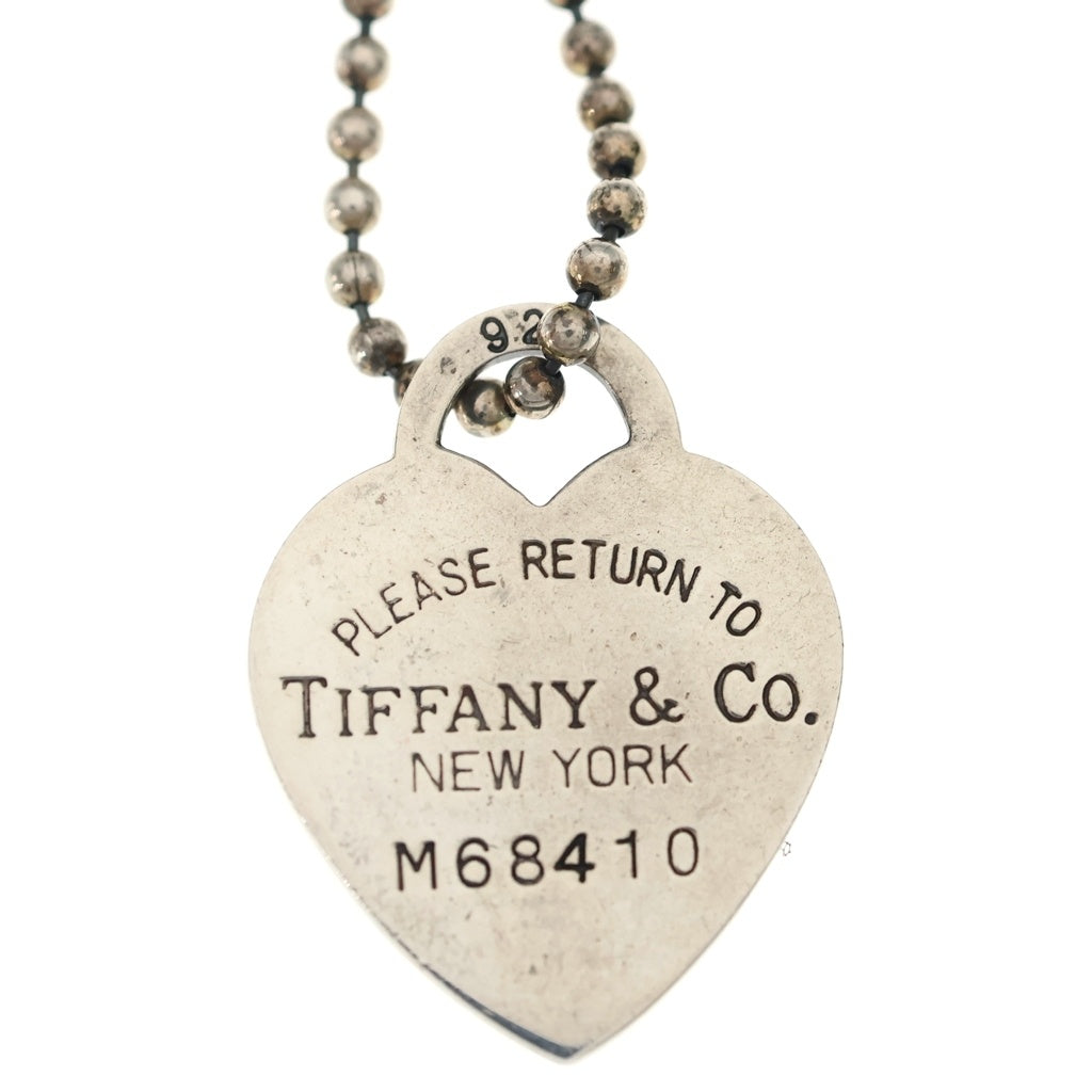 TIFFANY & Co.(ティファニー) リターントゥティファニー ハートタグ ネックレス ペンダント ボールチェーン シルバー SV925 レディース