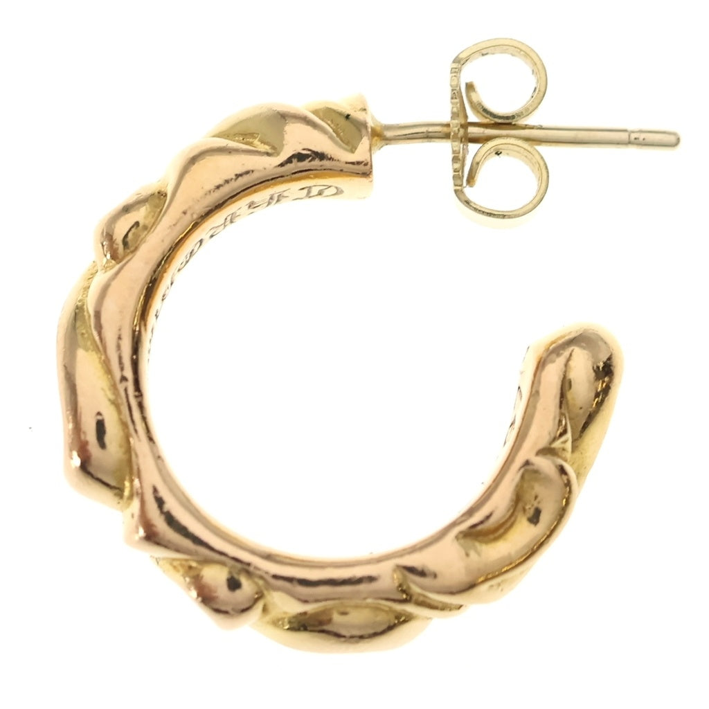 CHROME HEARTS(クロムハーツ) 22K HOOP SCROOL スクロール フープピアス ゴールド