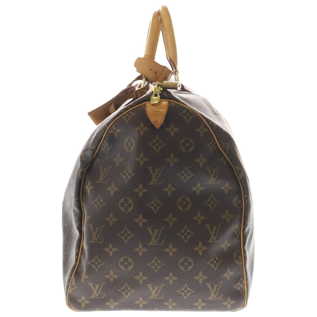 LOUIS VUITTON(ルイヴィトン) キーポル55 モノグラム PVC レザー ボストン バッグ ブラウン M41422 レディース