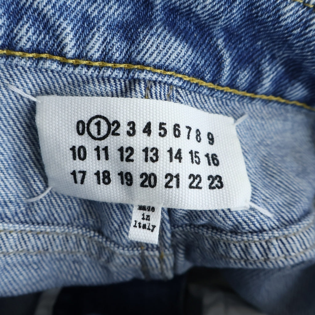 MM6 Maison Margiela(エムエムシックスメゾンマルジェラ) スラッシュディテール デニム インディゴ S51LA0051 レディース