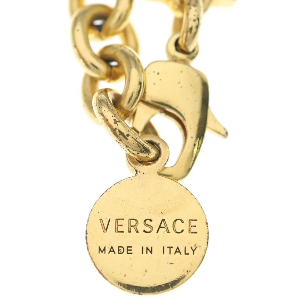 VERSACE(ヴェルサーチ) メデューサ グレカ チェーン GP ネックレス ゴールド