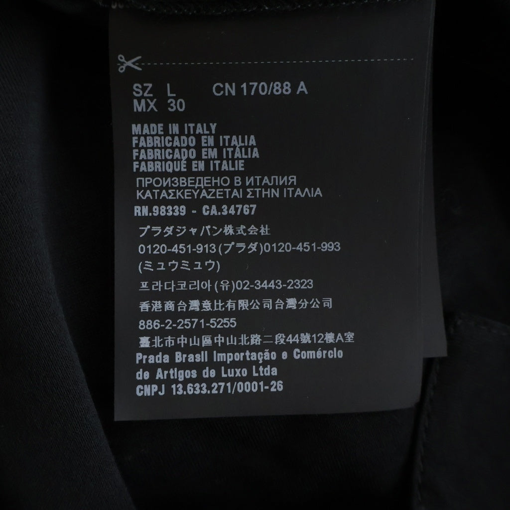 PRADA(プラダ) 19AW ×UNIVERSAL STUDIOS Frankenstein dress フランケンシュタイン ドレス 長袖 ロングワンピース ブラック 34598 レディース