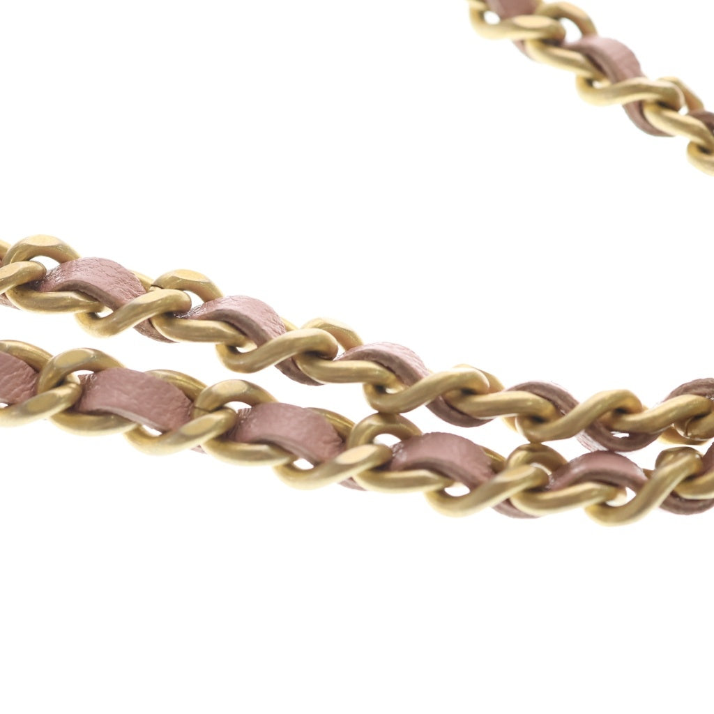 CHANEL(シャネル) シャネル31 ココマーク マトラッセ チェーンショルダー ミニショッピングバッグ ゴールド金具 ピンク シール レディース