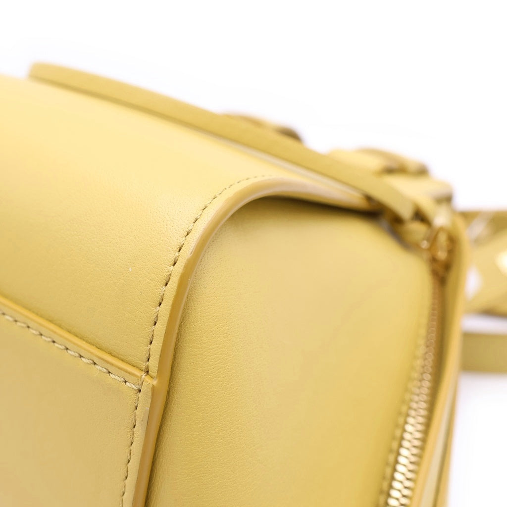 LOEWE(ロエベ) ハンモック ショルダーバッグ ブライトブルオーカー マスタードイエロー レザー ゴールド金具 レディース
