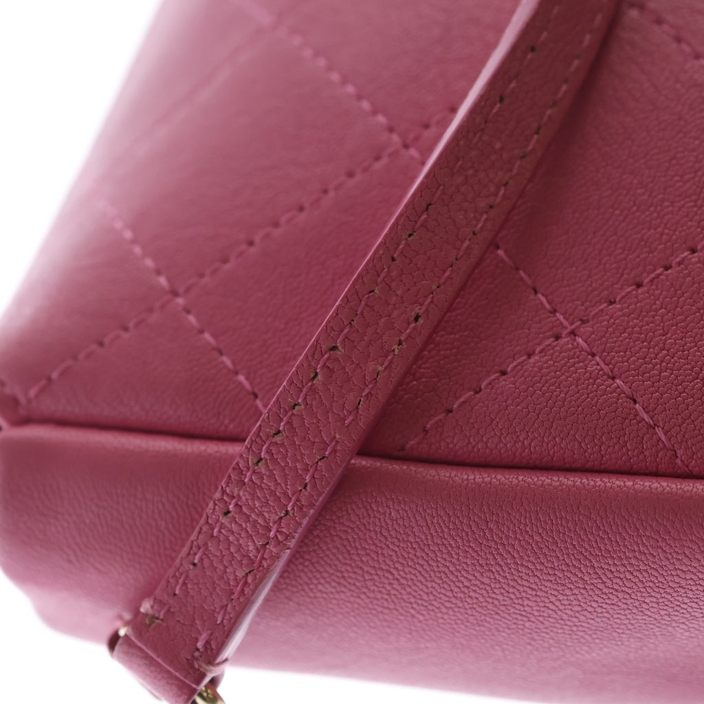 CHANEL(シャネル) ココマーク ミニ チェーンショルダーバッグ ゴートスキン レザー ピンク AS0143 26番台 レディース