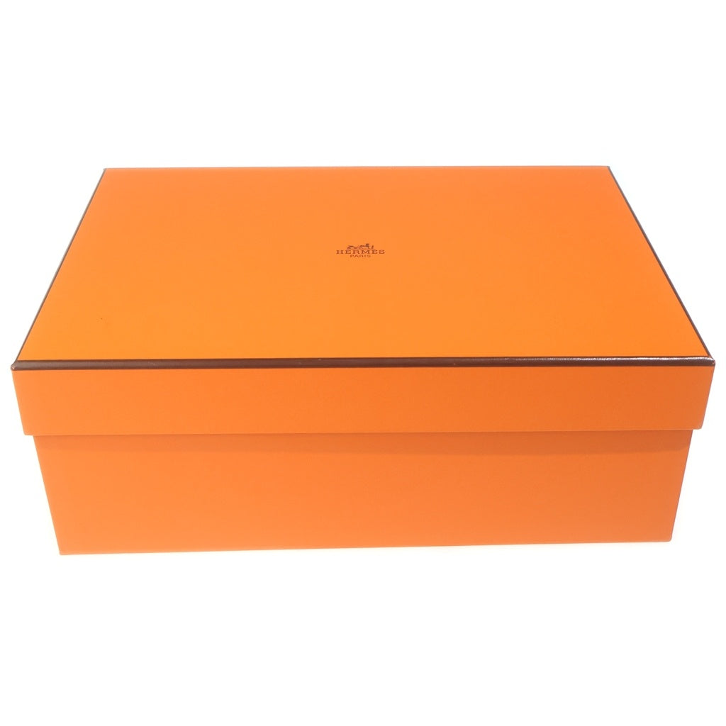 HERMES(エルメス) ジャクソン レザー サンダル ブラック ノワール #37 1/2 レディース