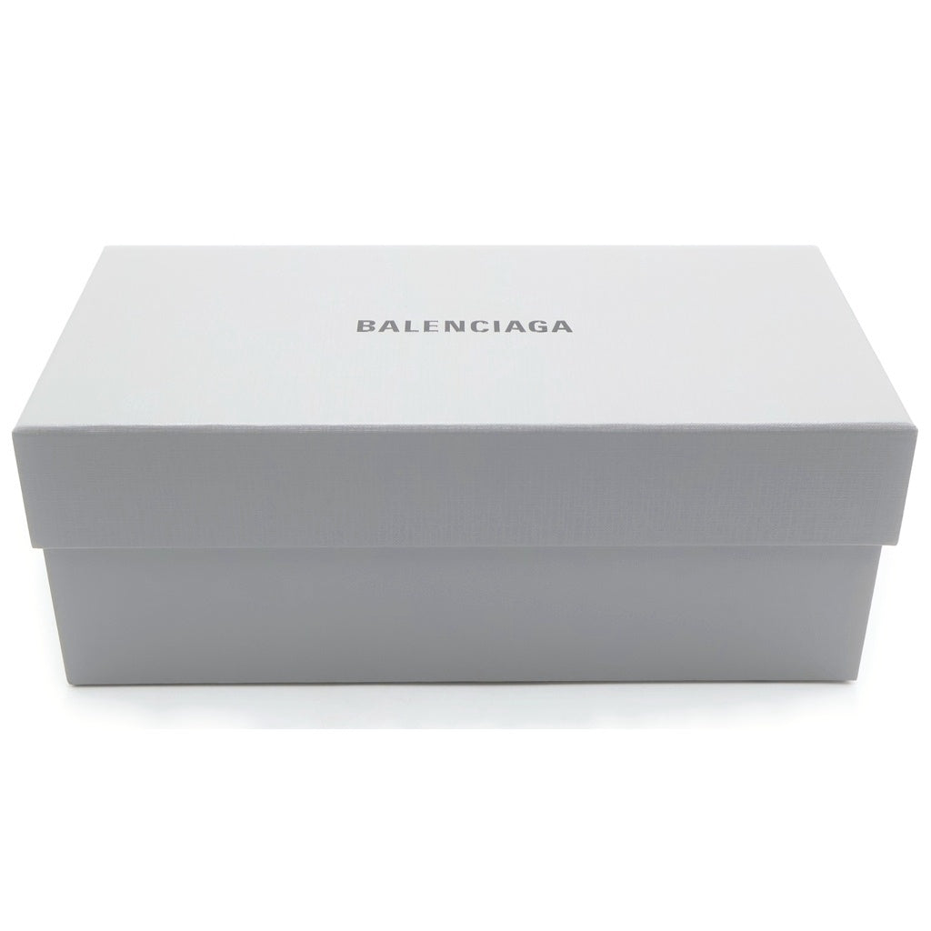 BALENCIAGA(バレンシアガ) ロゴ ラバー スライド フラット サンダル シューズ シルバー