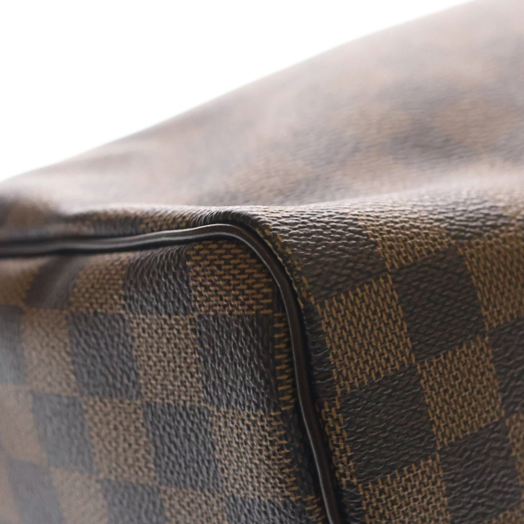LOUIS VUITTON(ルイヴィトン) ダミエ スピーディー25 ハンドバッグ ボストンバッグ ブラウン レザー×PVC N41365 ゴールド金具 レディース