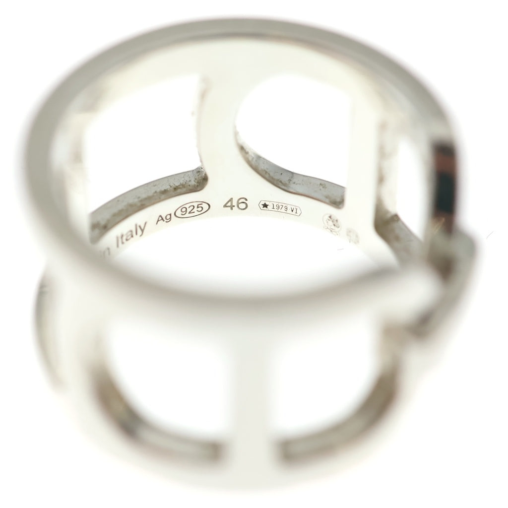 HERMES(エルメス) エヴァーシェーヌダンクルMM リング シルバー Ag925 #46 レディース