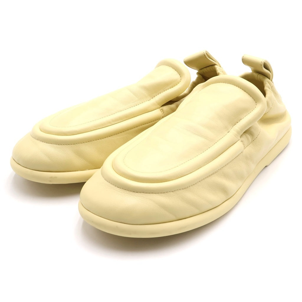BOTTEGA VENETA(ボッテガヴェネタ) レザー スリッポン シューズ イエロー