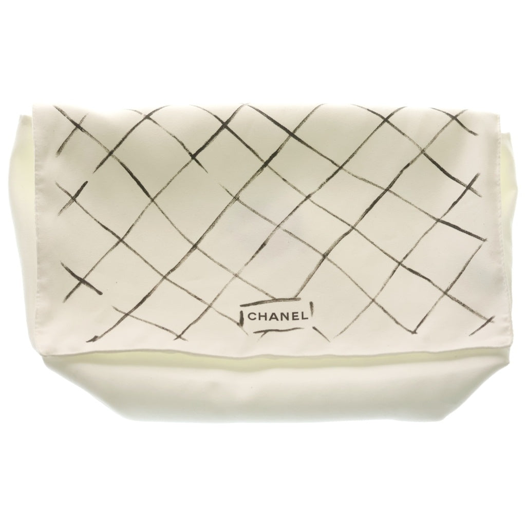 CHANEL(シャネル) 2.55 メタリックレザー Wフラップ Wチェーン ショルダーバッグ シルバー金具 シルバー 19番台 レディース