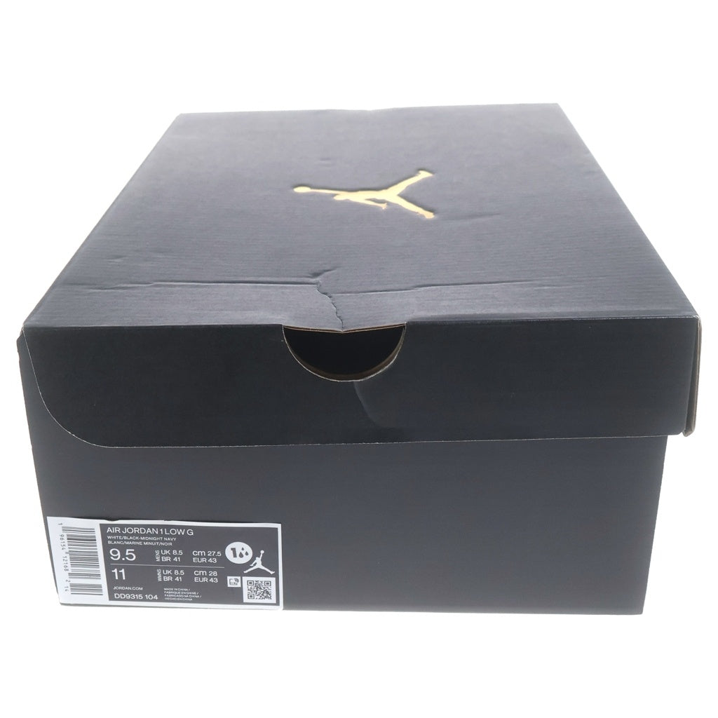 NIKE(ナイキ) AIR JORDAN 1 LOW GOLF エアジョーダン1 ローカットスニーカー シューズ ゴルフ ネイビー US9.5/27.5cm DD9315-104