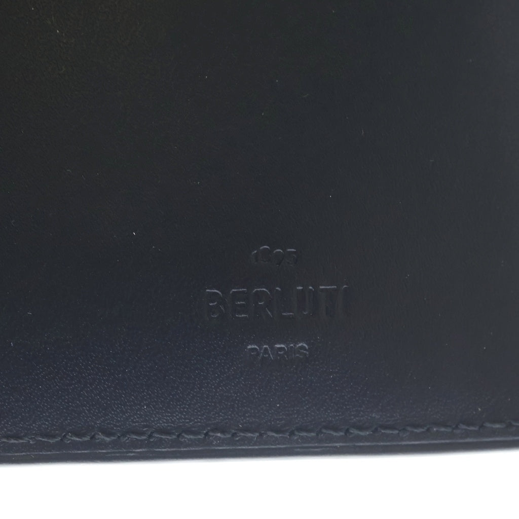 Berluti(ベルルッティ) ジャグア カードケース 名刺入れ カリグラフィ スクリットレザー カカオ ブラウン