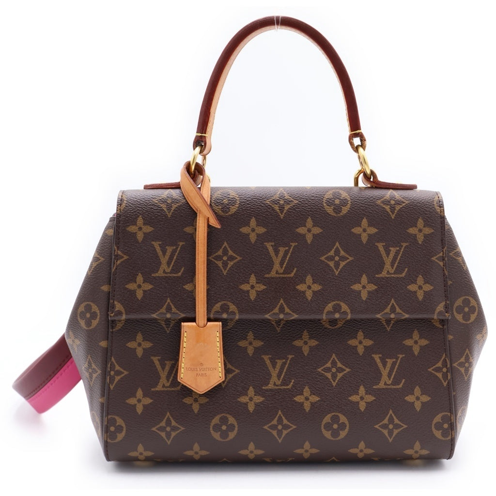 LOUIS VUITTON(ルイヴィトン) クリュニーBB ハンドバック 2wayバック モノグラム PVC レザー ブラウン/ピンク M42738 レディース
