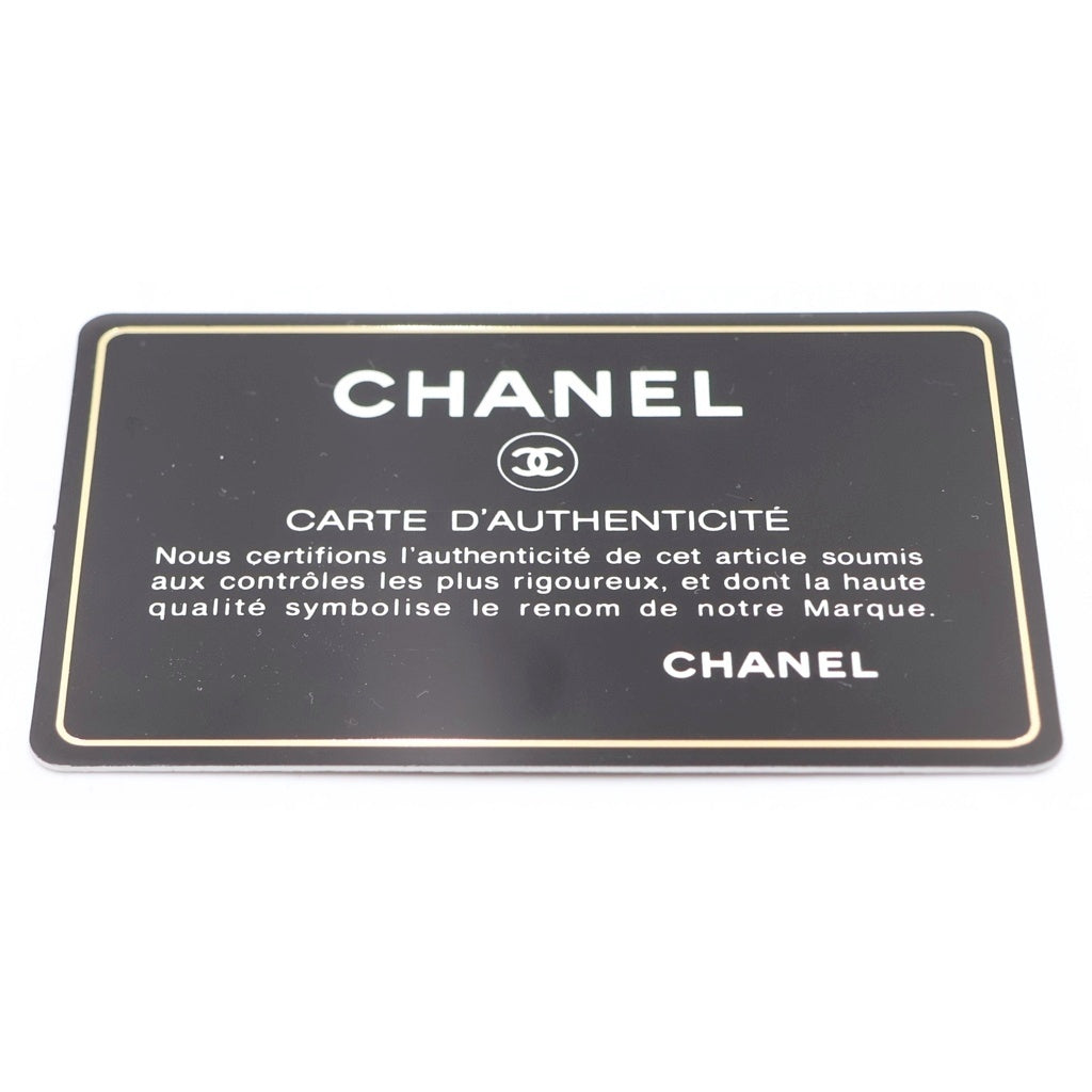 CHANEL(シャネル) ココマーク カメリア ラムスキン シルバー金具 チェーンウォレット チェーンショルダーバッグ ブラック レディース