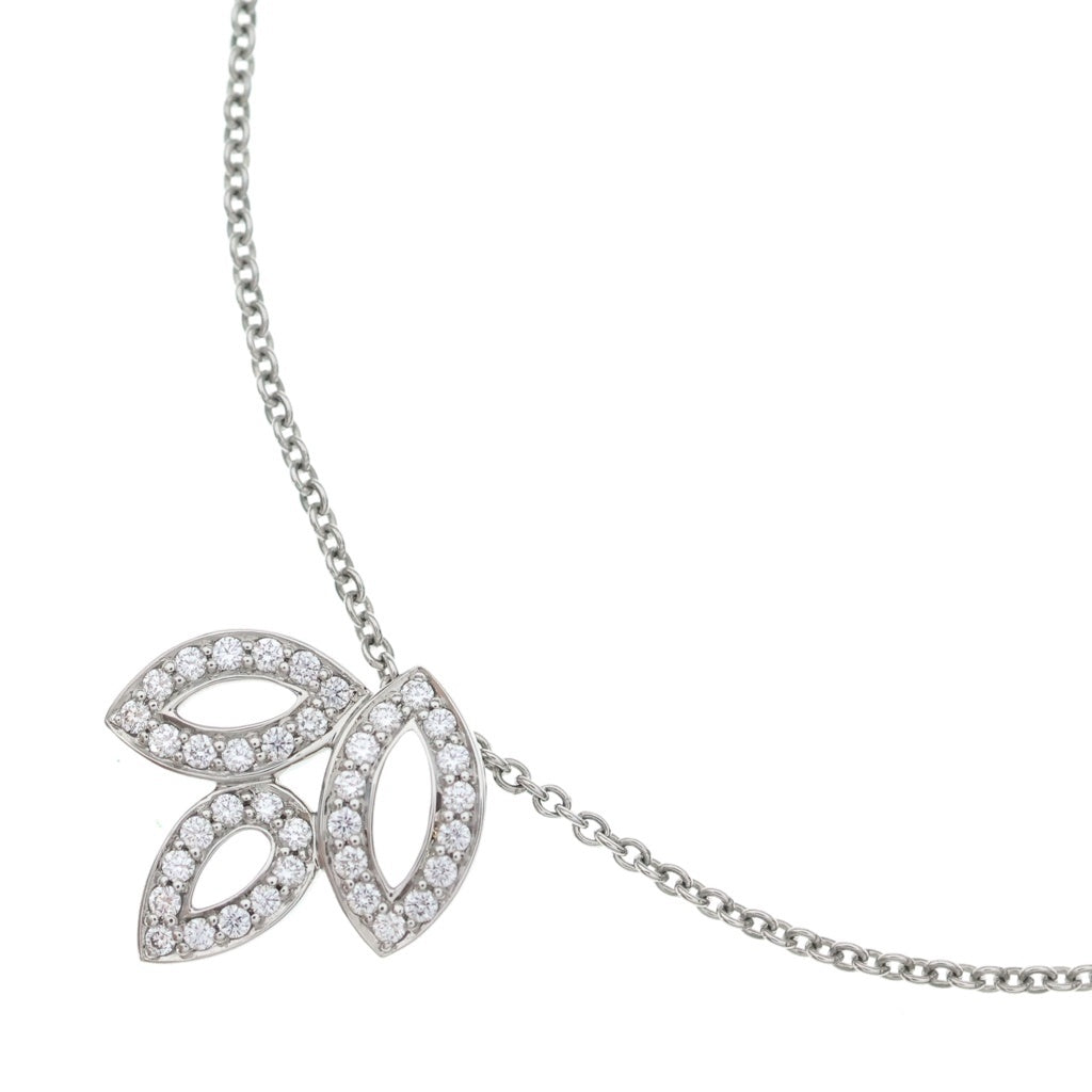 HARRY WINSTON(ハリーウィンストン) リリークラスター ミニ ダイヤモンド Pt950 ネックレス ペンダント プラチナ レディース