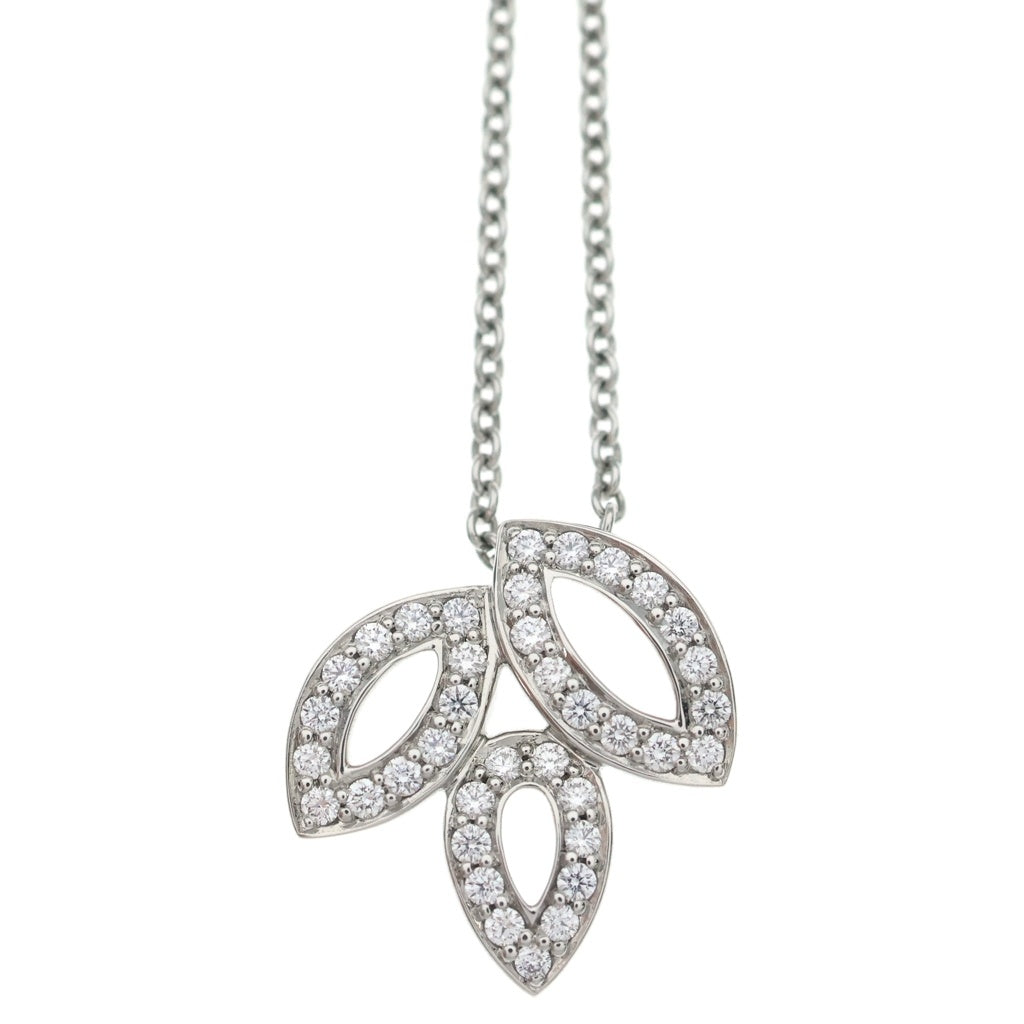 HARRY WINSTON(ハリーウィンストン) リリークラスター ミニ ダイヤモンド Pt950 ネックレス ペンダント プラチナ レディース
