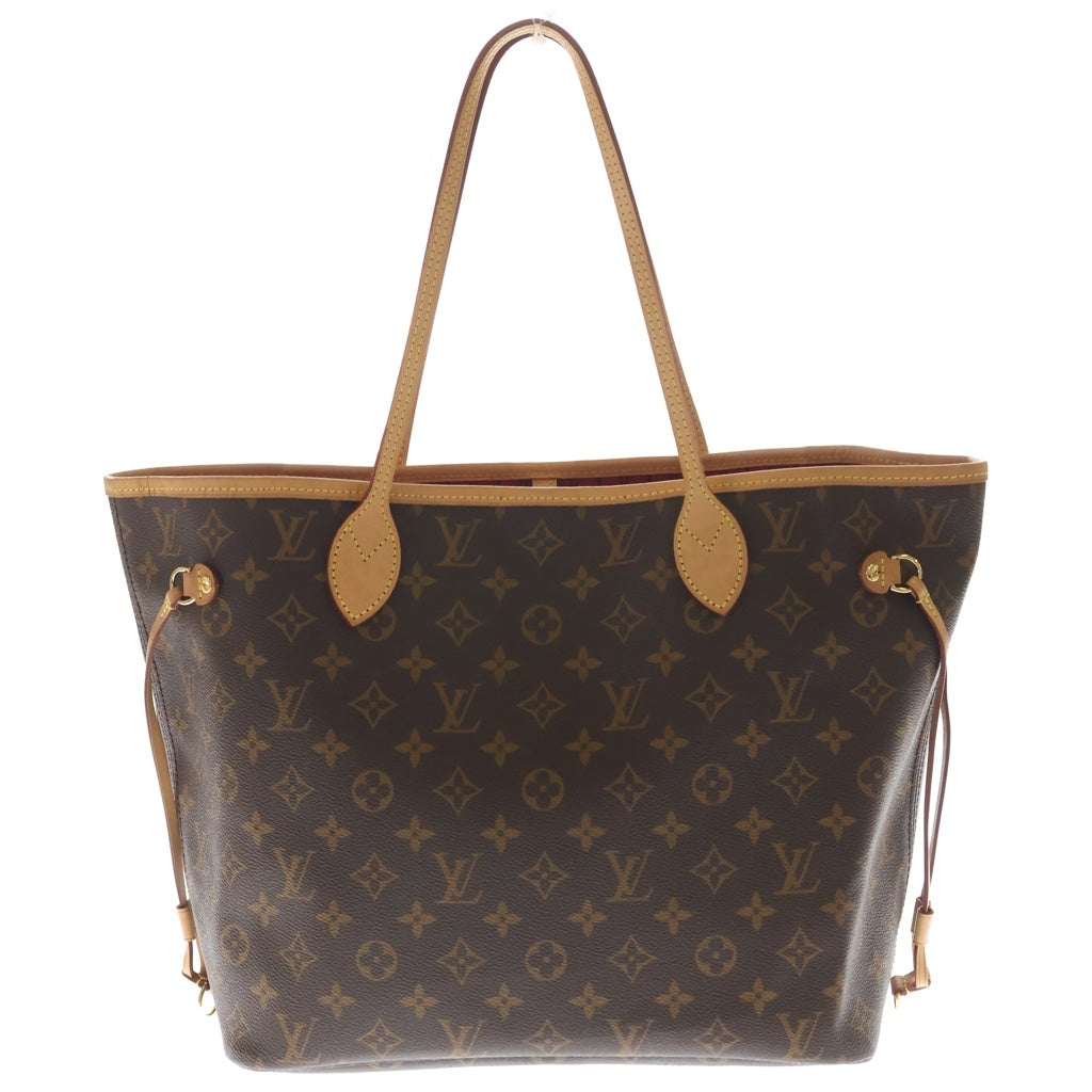 LOUIS VUITTON(ルイヴィトン) モノグラム ネヴァーフルMM トートバッグ ハンドバッグ ブラウン レザー×PVC M41177 ゴールド金具 レディース