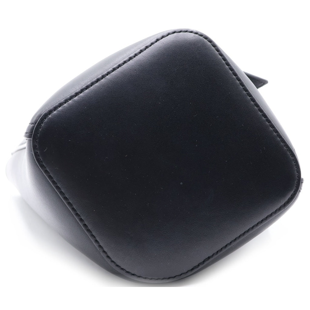 LOEWE(ロエベ) ペブル バケットバッグミニ レザー ゴールド金具 2WAY ハンドバッグ ショルダーバッグ ブラック AANBBBMX01 レディース