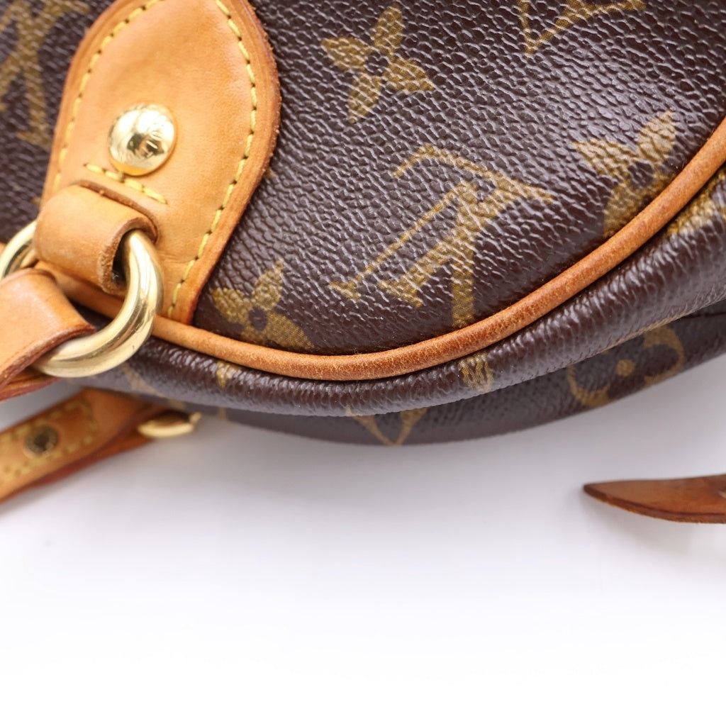 LOUIS VUITTON(ルイヴィトン) モノグラム モントルグイユPM PVC レザー ハンドバッグ ブラウン M95565 レディース