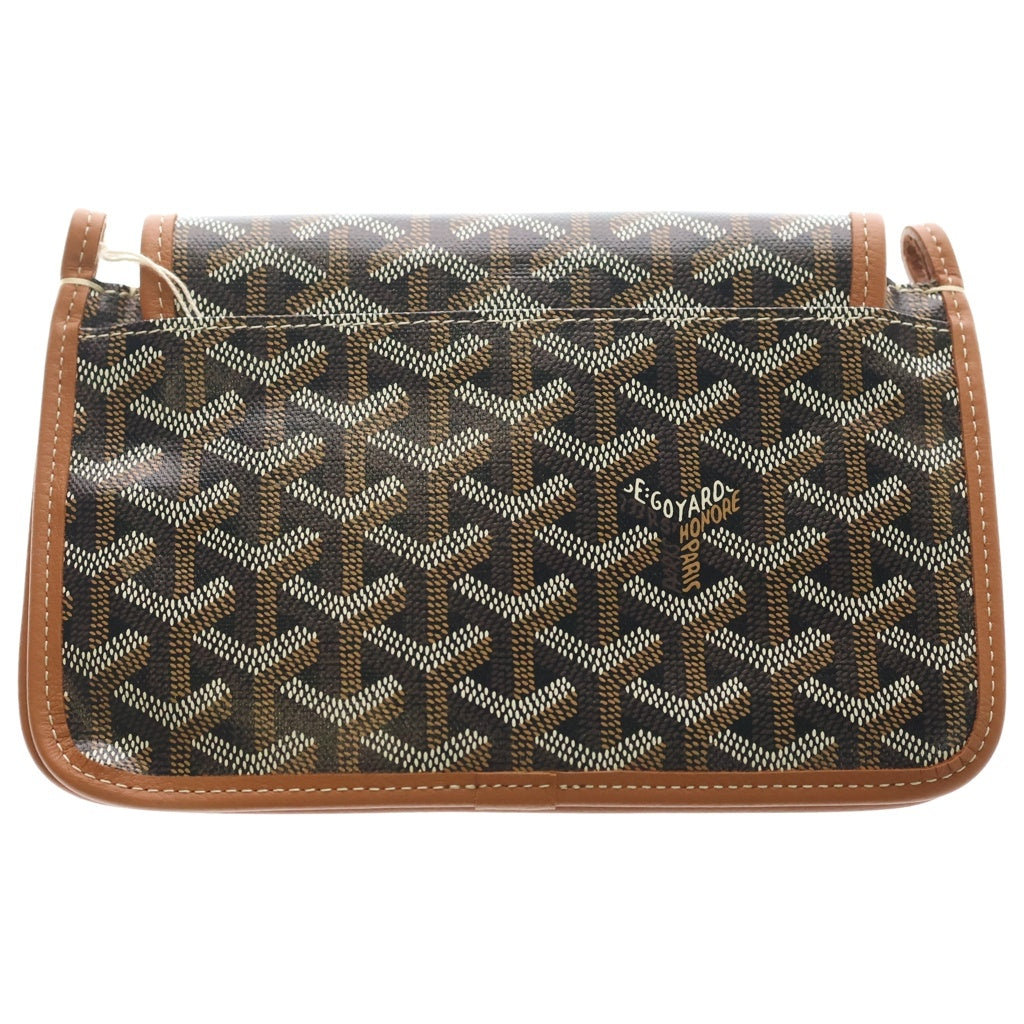 GOYARD(ゴヤール) ポシェットプリュメPM PVC レザー ショルダーバッグ ウォレット 財布 ポーチ ブラウン レディース