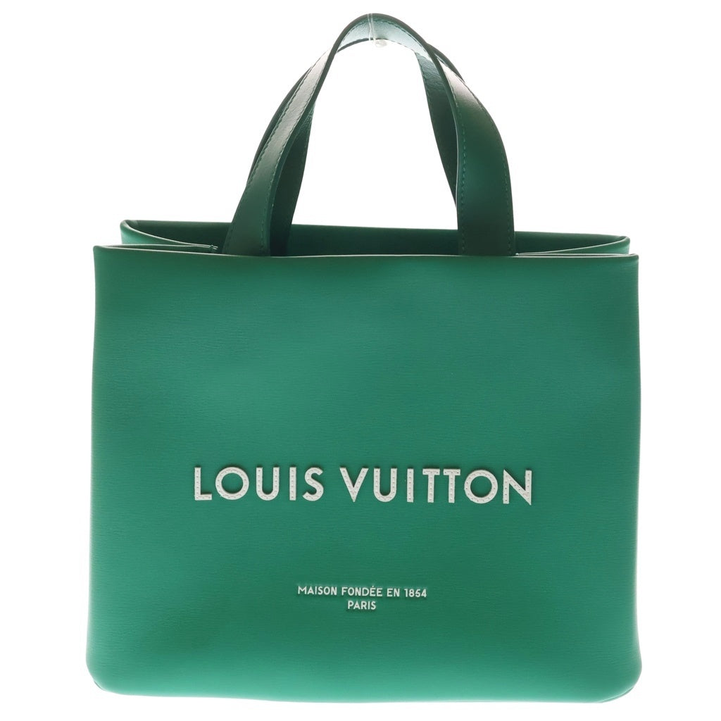 LOUIS VUITTON(ルイヴィトン) ショッパー・トート MINI カウハイドレザー 2WAY ハンドバッグ ショルダーバッグ ICタイプ グリーングラス M29280 レディース