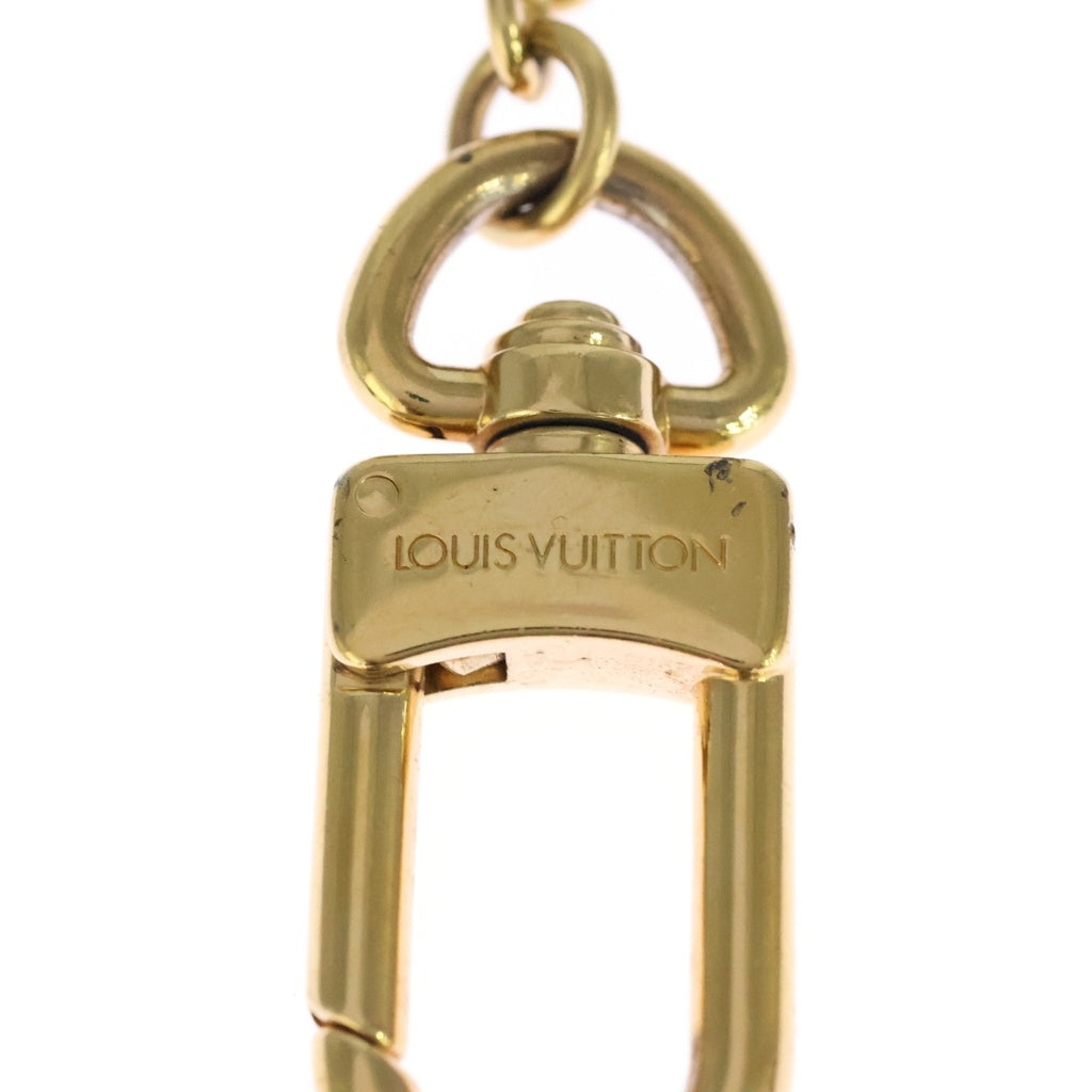 LOUIS VUITTON(ルイヴィトン) モノグラム ビジュー サック シェンヌ・スプリングストリート バッグチャーム ブラック×ゴールド GP M68999 レディース