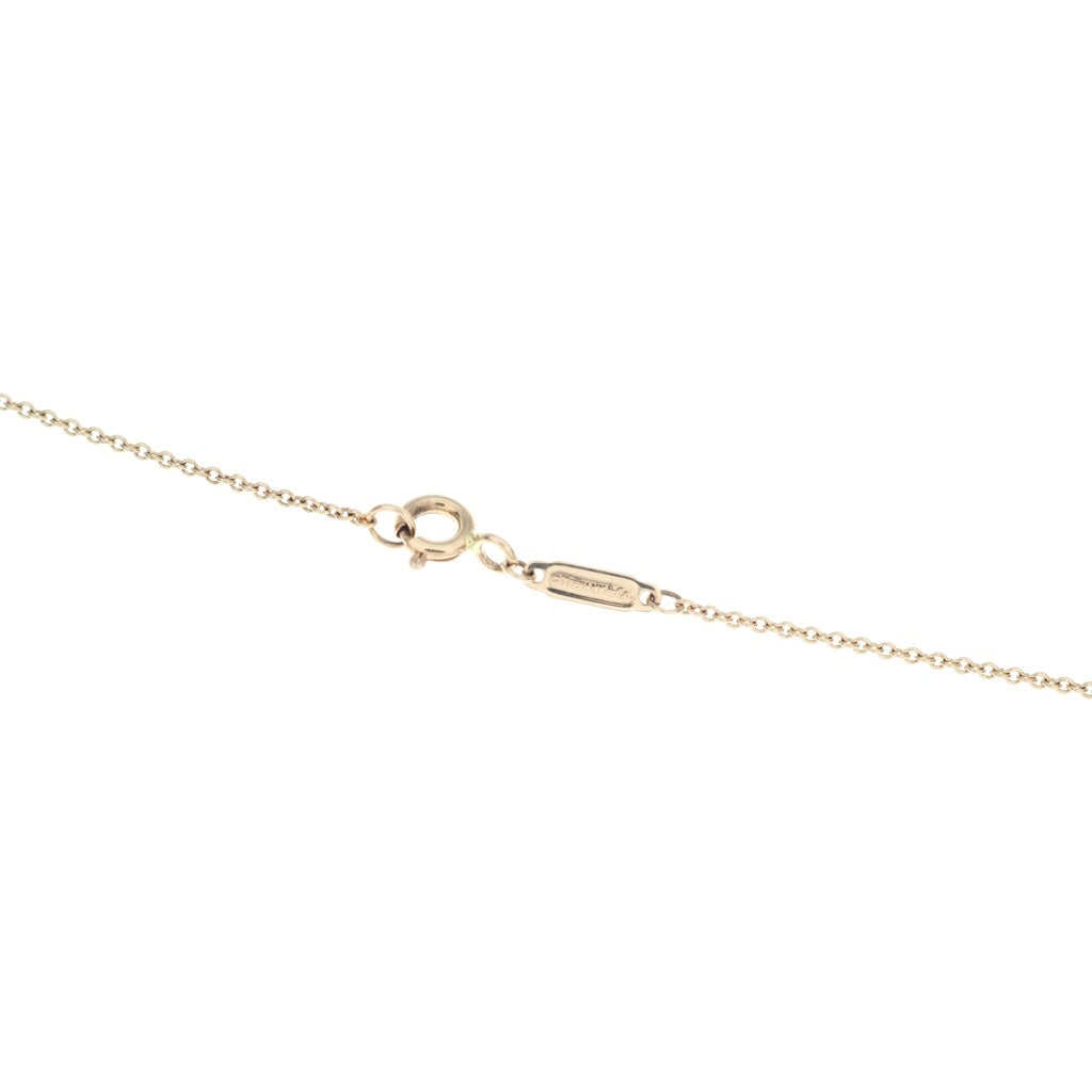 TIFFANY & Co.(ティファニー) ノット ダイヤ ネックレス ペンダント チェーン ピンクゴールド Au750PG/Pt950 レディース